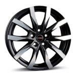 BORBET CW5 BLACK POLISHED MATT 7.5x18 5/120 ET53 CB65.1