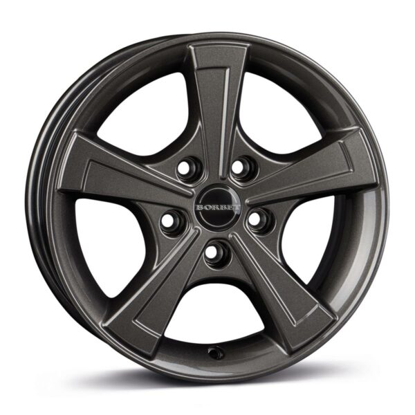 BORBET CWT mistral anthracite glossy 6.0x15 5112 ET30 CB66.6 Alumiinivanteet 87324 1