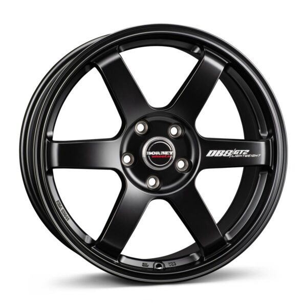 BORBET DB8GT2 black matt 8.5x18 5112 ET40 CB72.6 Alumiinivanteet 87356 1