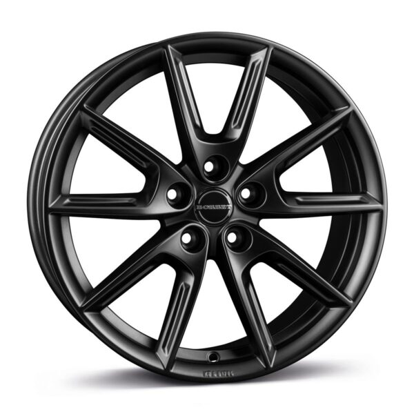 BORBET LX18 black matt 8.0x18 5108 ET45 CB72.6 Alumiinivanteet 87417 1