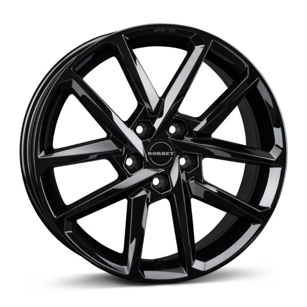 BORBET N BLACK GLOSSY 8x18 5112 ET44 CB57.1 Alumiinivanteet 86603 1