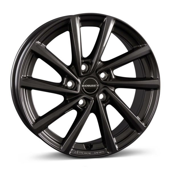 BORBET V mistral anthracite glossy 7.0x19 5108 ET38 CB65.1 Alumiinivanteet 87520 1