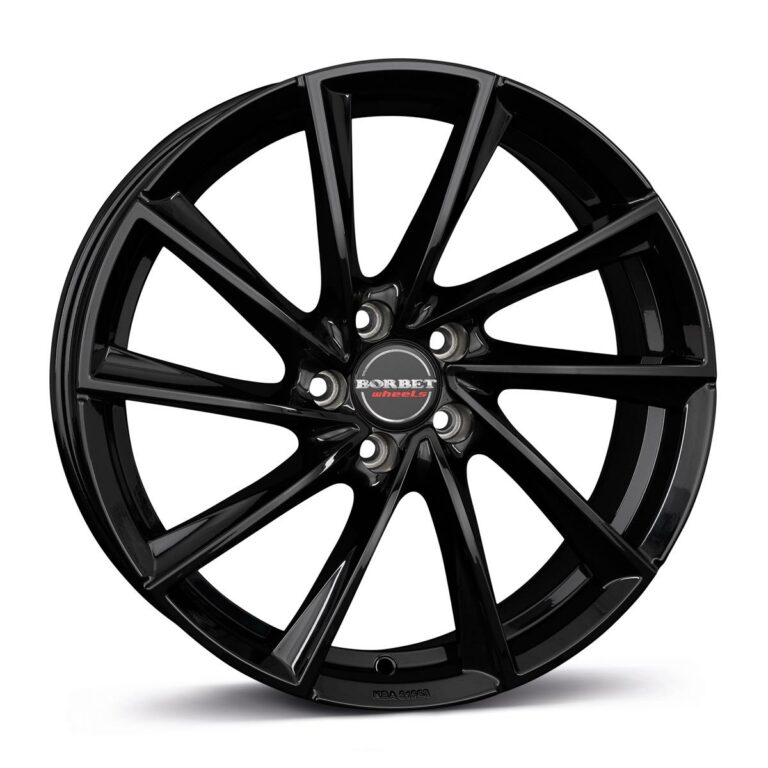 BORBET VTX Black Glossy 8.0x18 5112 ET37 CB66.6 Alumiinivanteet 88506 1