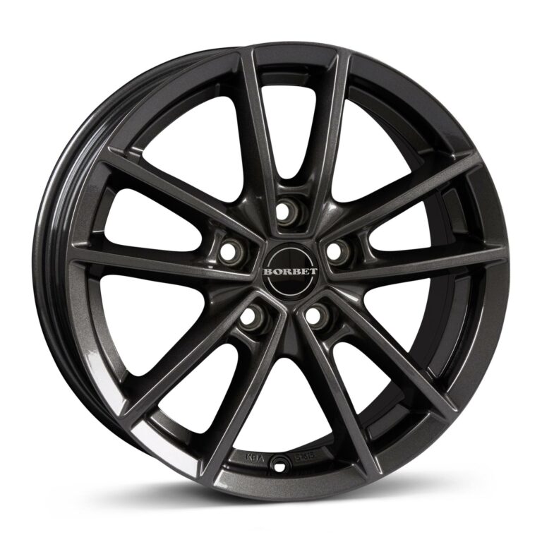 BORBET W MISTRAL ANTHRACITE GLOSSY 6.5x16 5112 ET44 CB66.6 Alumiinivanteet 86612 1