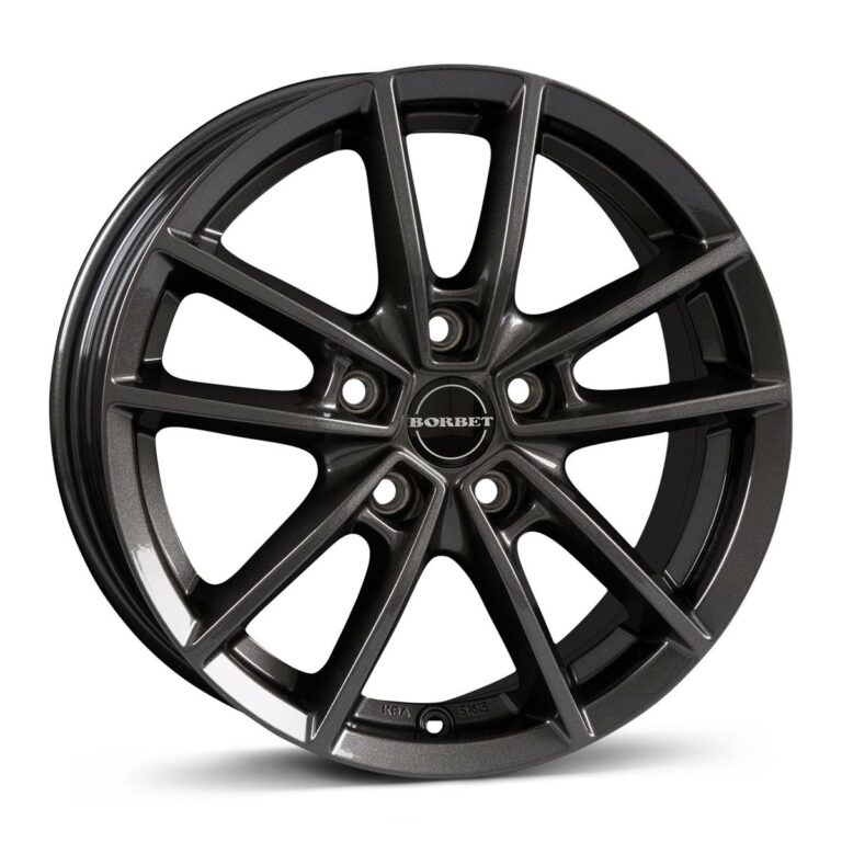 BORBET W mistral anthracite glossy 8.0x18 5108 ET50 CB72.6 Alumiinivanteet 87587 1