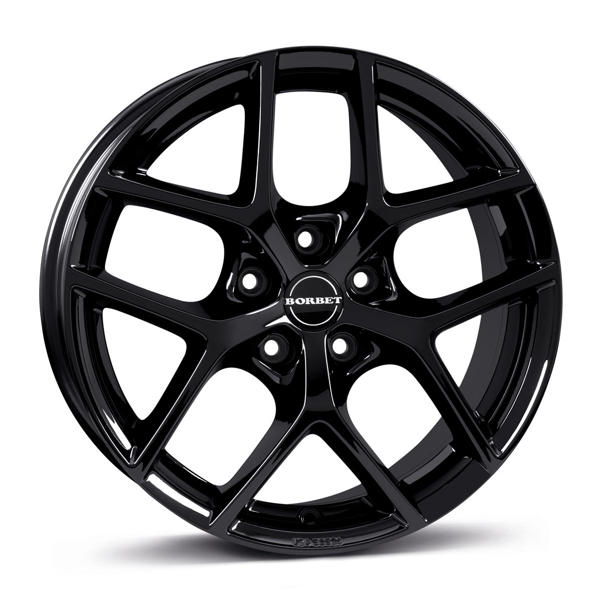 BORBET Y Black Glossy 8.5x19 5112 ET40 CB66.6 Alumiinivanteet 88469 1 BORBET Y Black Glossy 8.5x19 5112 ET40 CB66.6 Alumiinivanteet 88469 1