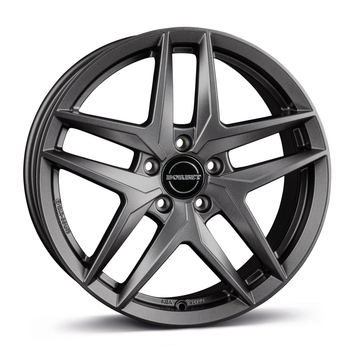 BORBET Z DARK GREY MATT 8x19 5112 ET43 CB66.6 Alumiinivanteet 86665 1