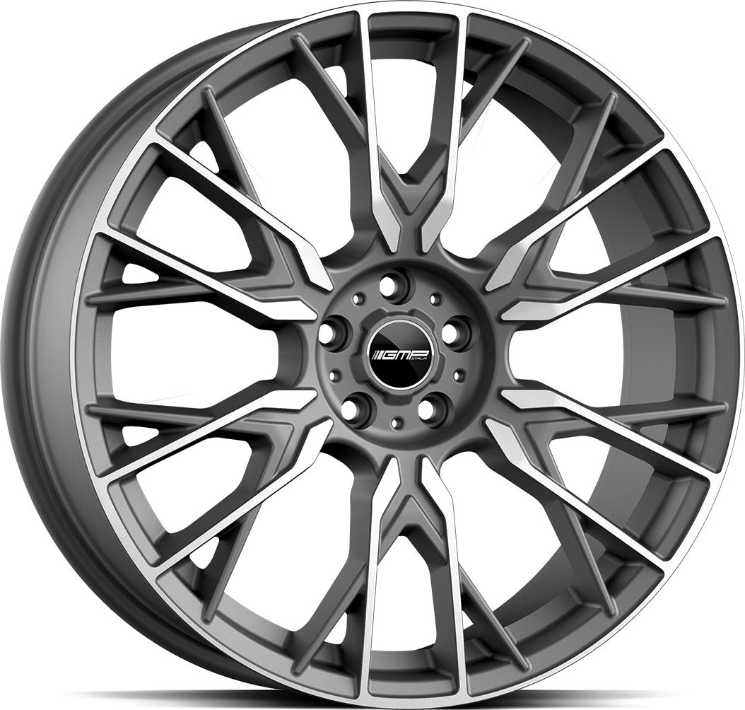 GMP Fender Matt Anthracite Diamond 10.0x22 5112 ET38 CB66.6 Alumiinivanteet 86288 1 GMP Fender Matt Anthracite Diamond 10.0x22 5112 ET38 CB66.6 Alumiinivanteet 86288 1