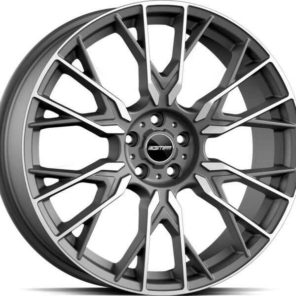 GMP Fender Matt Anthracite Diamond 8.0x19 5112 ET43 CB66.6 Alumiinivanteet 86083 1 1