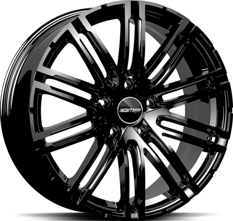 GMP Targa Glossy Black 11.5x21 5130 ET52 CB71.6 Alumiinivanteet 28043 1 1