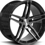 R-SERIES R10 TINTED BLACK 10x20 5/112 ET45 CB66.6