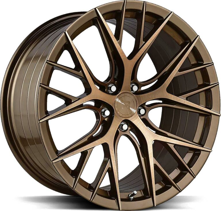 R SERIES R16 Brushed Dual Bronze 8.5x19 5112 ET45 CB66.6 Alumiinivanteet 87867 1