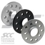 SCC Spacer 15mm System 2 ALU mustaanod. 5130 CB716 pari Tarvikkeet 83630 1 1