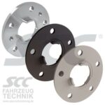 SCC Spacer 5mm System 2P ALU mustaanod. 5130 CB716 pari Tarvikkeet 83632 1 1