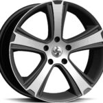 SPATH SP36 H BLACK MATT POLISH 7.5x17 5/130 ET38 CB84.1