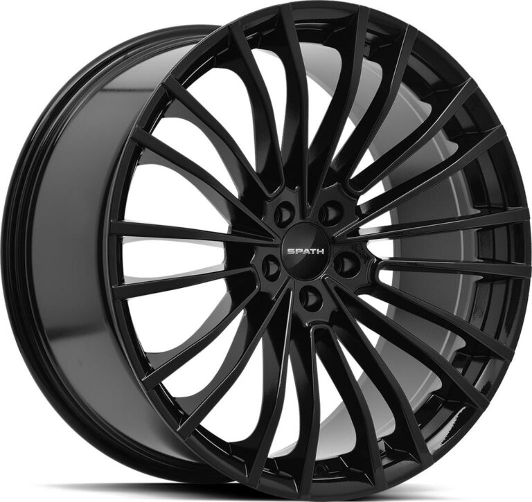 SPATH SP48 GLOSS BLACK 9.5x22 5112 ET37 CB66.7 Alumiinivanteet 83072 1 1