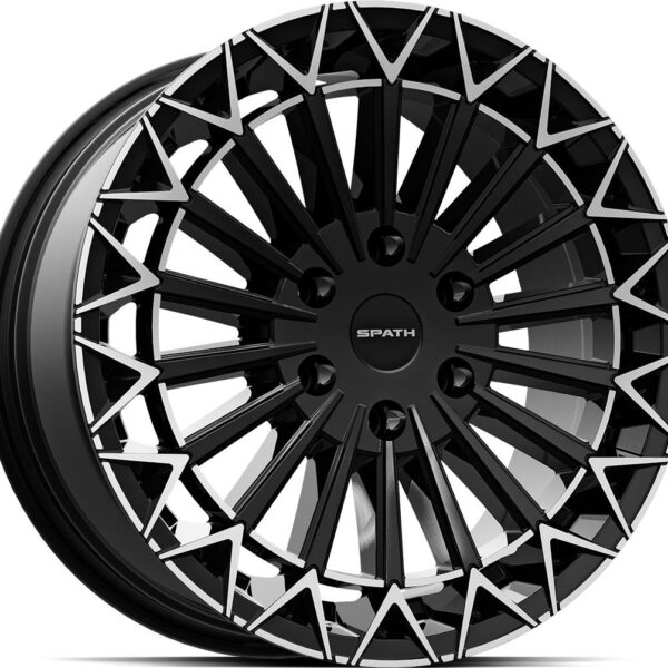 SPATH SP53H Black Special Lip Polish 8.0x18 5120 ET60 CB65.1 Alumiinivanteet 83164 1 1