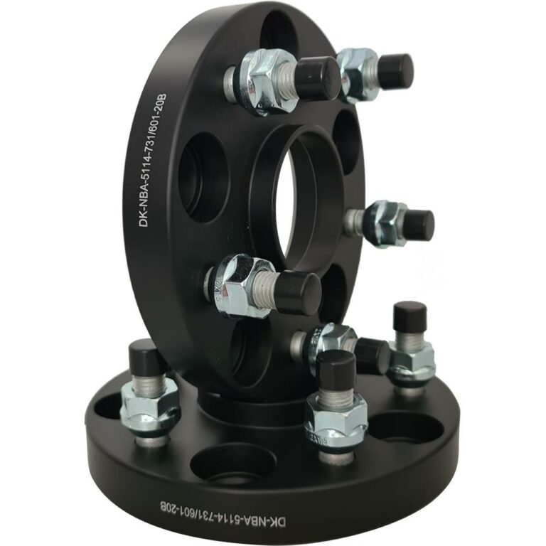 Spacer 20mm 2 pcs 5x1143 731601mm With Studs M12x15 Black Tarvikkeet 83662 1 1