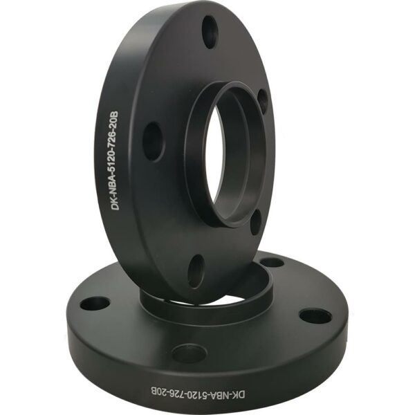 Spacer 20mm 2 pcs 5x120 726mm Black Tarvikkeet 83652 1 1