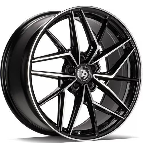 Statusfalgar SCF I Black Front Polished 8.0x18 5120 ET30 CB72.6 Alumiinivanteet 83135 1