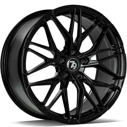 Statusfalgar SCF J Black Glossy 8.0x18 5112 ET35 CB66.6 Alumiinivanteet 83136 1