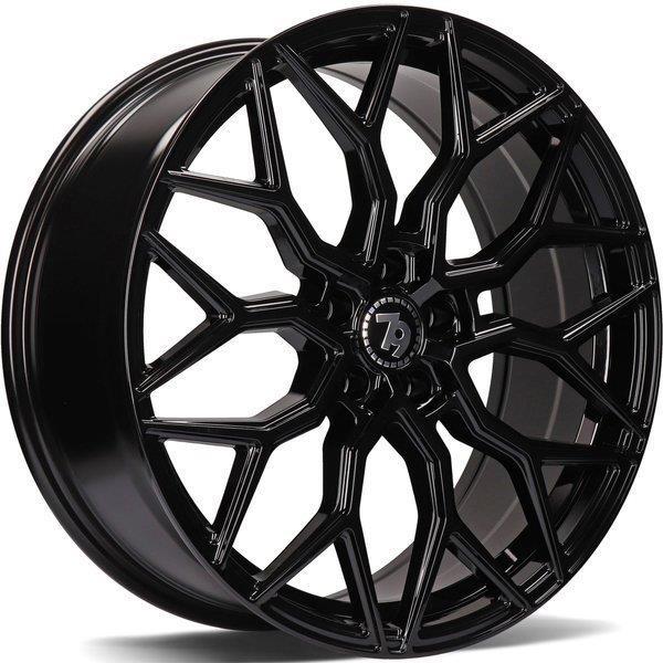 Statusfalgar SV K Black Glossy 8.0x20 5112 ET30 CB66.6 Alumiinivanteet 83088 1