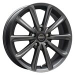 Statusfälgar Virgo Dark Mat anthracite grey 7.0x17 5/108 ET47 CB73.2