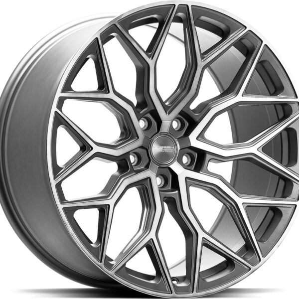 VOSSEN HF2 TINTED MATTE GUNMETAL 9.5x19 5112 ET35 CB66.6 Alumiinivanteet 82759 1 1