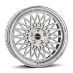 BORBET B SILVER RIM POLISHED 7x17 4/100 ET25 CB64