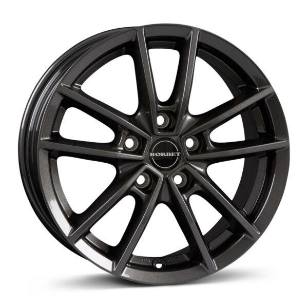 BORBET W mistral anthracite glossy 8.0x20 5112 ET41 CB57.1 Alumiinivanteet 88597 1