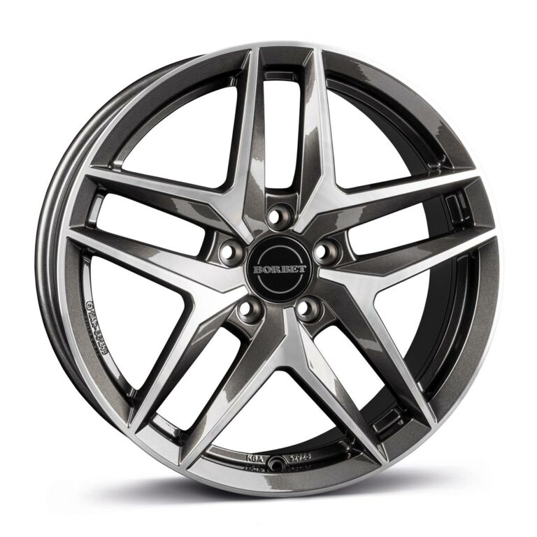 BORBET Z Mistral Anthracite Gloss Pol 8.5x20 5112 ET43 CB66.6 Alumiinivanteet 88667 1