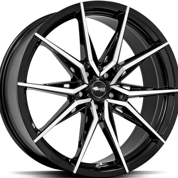 BROCK B42 Black Full Polish 8.0x18 51143 ET30 CB72.6 Alumiinivanteet 88737 1