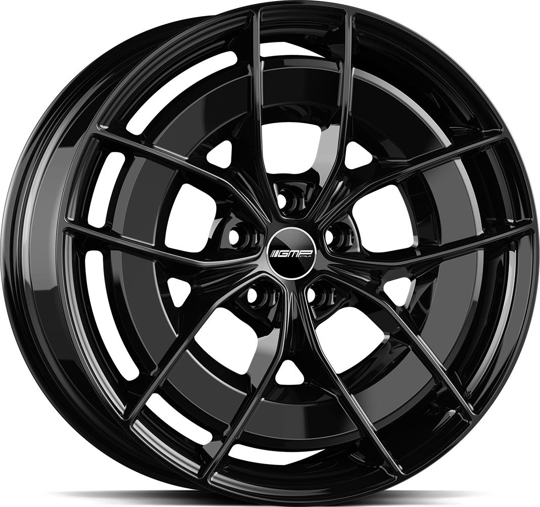 GMP Energia Glossy Black 9.5x19 51143 ET45 CB64.1 Alumiinivanteet 88704 1 GMP Energia Glossy Black 9.5x19 51143 ET45 CB64.1 Alumiinivanteet 88704 1