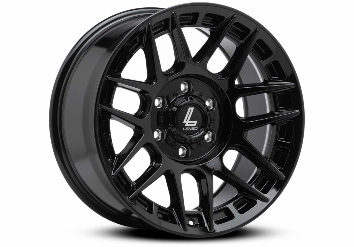 Lenso 9 Glossy black 90x20 6139.7 ET18 CB106 Vanteet 88923 1