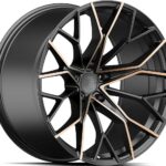 R-SERIES R15 Satin Black Bronze 9.0x21 5/112 ET32 CB66.6