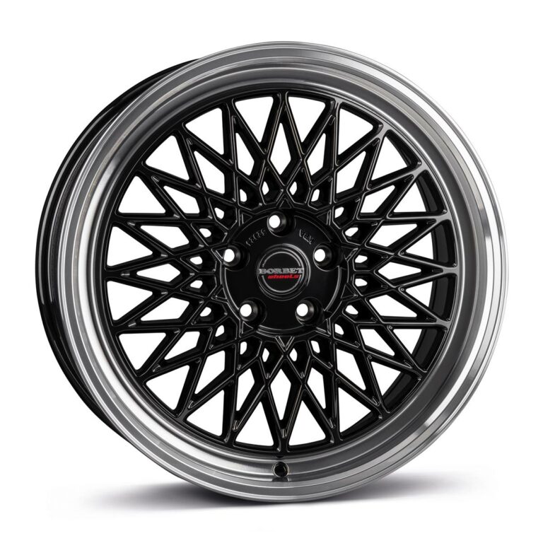 BORBET B black rim polished 7.0x17 4100 ET25 CB64.0 Alumiinivanteet 89570 1