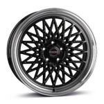 BORBET B BLACK RIM POLISHED 8x17 5/120 ET35 CB72.5