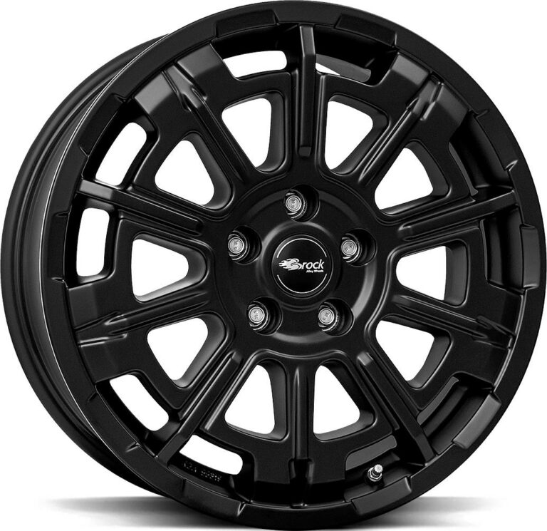 BROCK B45 SATIN BLACK MATT 7x18 6139.7 ET33 CB100.1 Alumiinivanteet 96791 1.jpeg