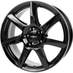 DEZENT TW DARK BLACK/POLISHED LIP 5X 7x17 7/17 ET42 CB66.6