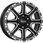 DOTZ KALAHARI DARK BLACK/POLISHED 7x16 7/16 ET30 CB67.1