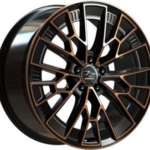 FONDMETAL 1972 BLACK CLEARCOAT MATT BRONZE MACHINED  5X112 9x21 9/21 ET26 CB66.5