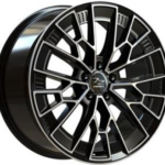 FONDMETAL 1972 GLOSSY BLACK MACHINED 5X108 9x21 9/21 ET45 CB63.4