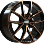 FONDMETAL ELATHA BLACK CLEARCOAT MATT BRONZE MACHINED 5X112 8x18 8/18 ET45 CB66.5