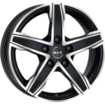 MAK KING 5 ICE BLACK 7x16 7/16 ET46 CB65.1