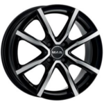 MAK MILANO4 BLACK MIRROR 7x17 7/17 ET15 CB65.1