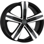MAK STONE 5 BLACK MIRROR 7x17 7/17 ET42 CB66.1