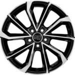 MSW 42 GLOSS BLACK FULL POLISHED 7,5X 7.5x17 5/17 ET38 CB73.1