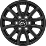 MSW 48 VAN 6 HOLES MATT BLACK 6,5X 6.5x16 5/16 ET68 CB74.1