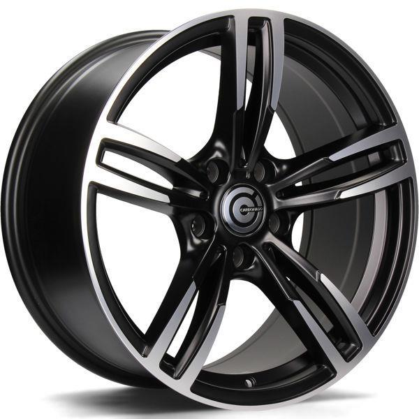 STATUSFALGAR DIAMOND MATT BLACK FRONT POLISHED 8.5x18 5120 ET33 CB72.6 Alumiinivanteet 46446 1.jpeg