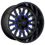 FUEL FC645 GLOSS BLACK BLUE TINTED CLEAR 9x18 6/135-139.7 ET20 CB106.1